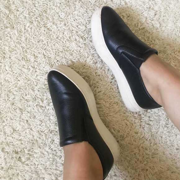 aldo black slip on sneakers